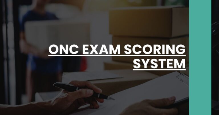 ONC Exam Scoring System Feature Image