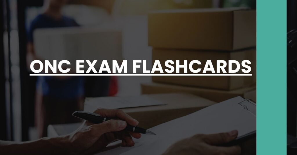 ONC Exam Flashcards Feature Image